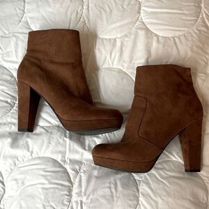 Mossimo Chestnut Platform Ankle Boots